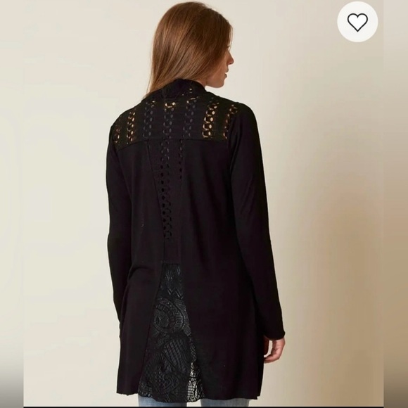 ❤️BKE BOUTIQUE❤️Black Cardigan - Picture 3 of 7